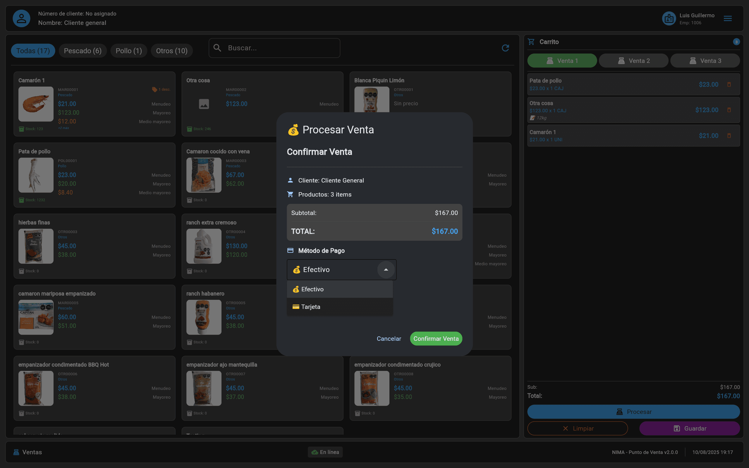 Admin dashboard for wholesale