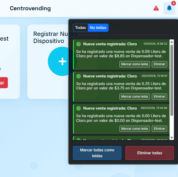 Centrovending: dispensador IoT de productos de limpieza — A6