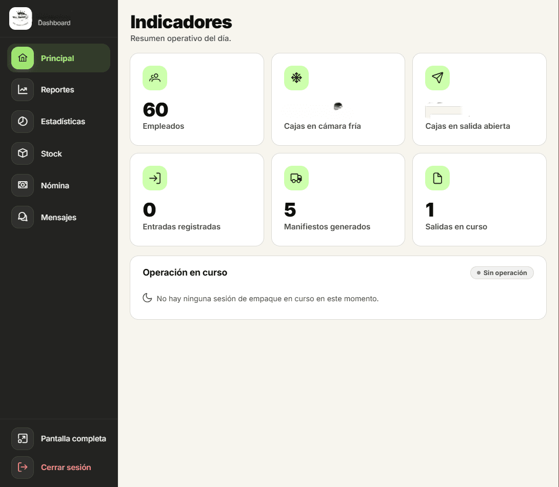 Sistema de empaque y trazabilidad — A5