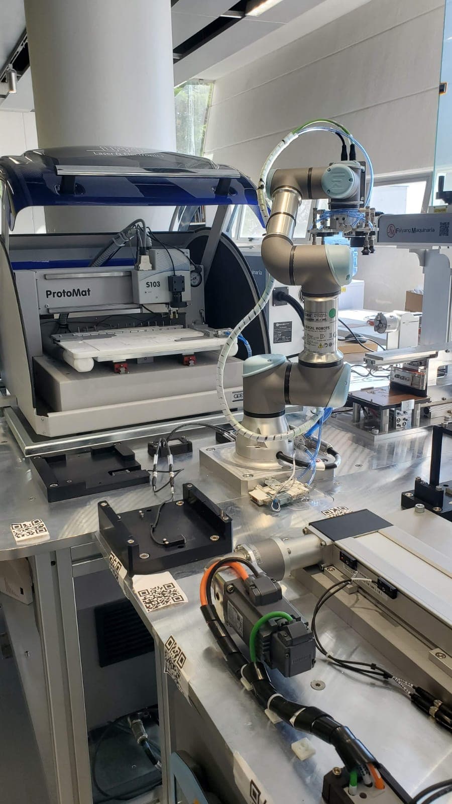 Celda de manufactura LANITED: edge para robots colaborativos — A2