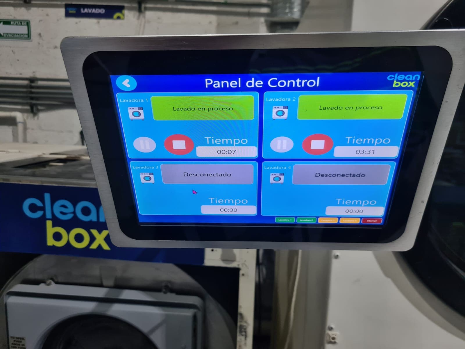 Control de lavadoras industriales con CANopen — A1