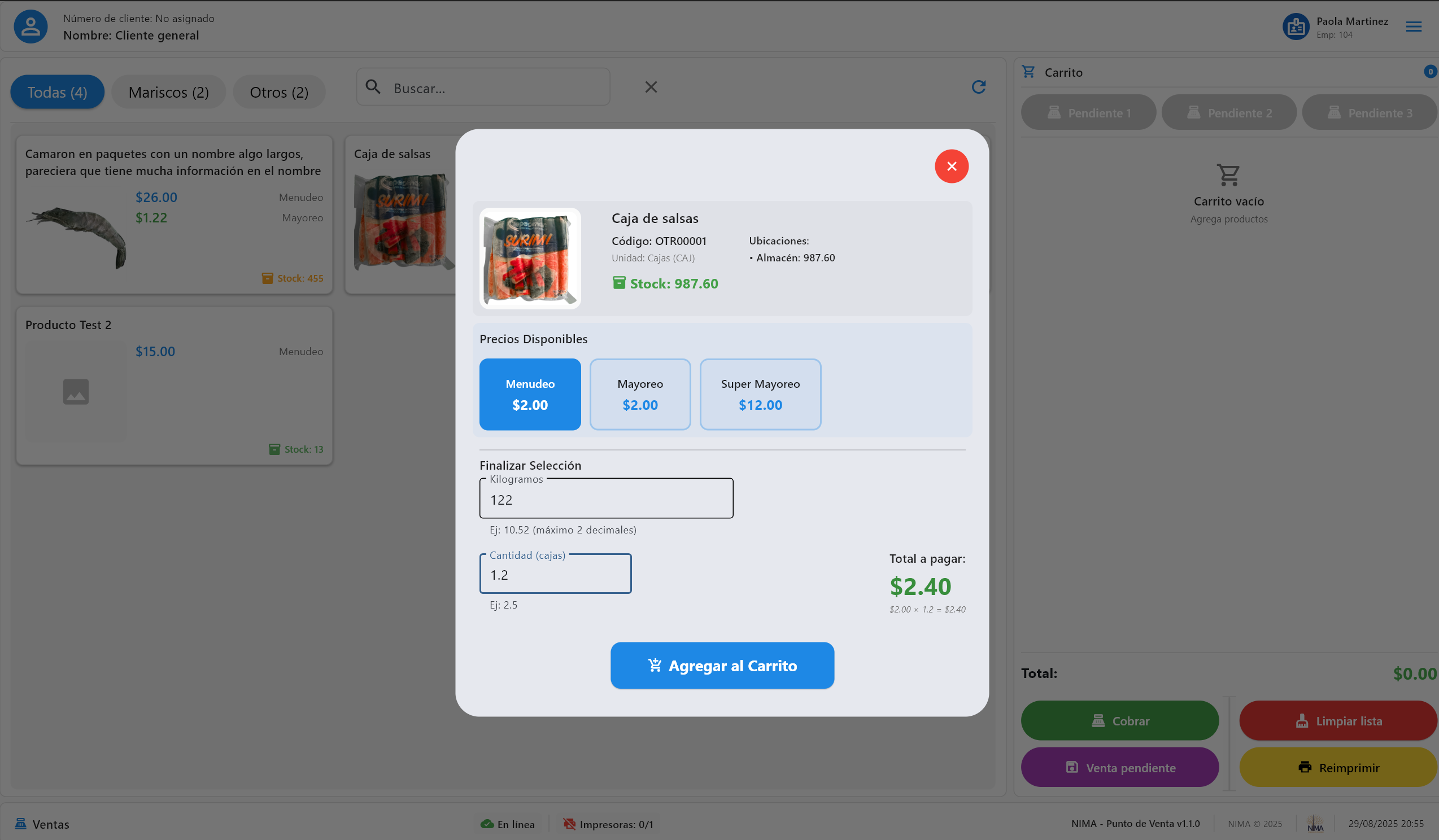 Admin dashboard for wholesale
